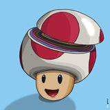 Canvas Toad Super Mario