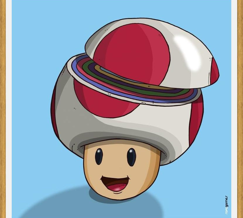 Cuadro Toad Super Mario