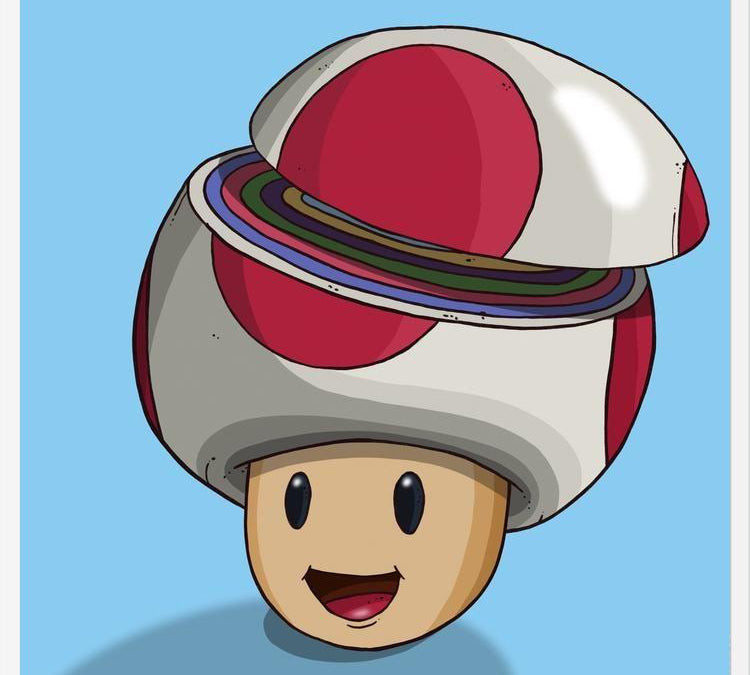 Cuadro Toad Super Mario