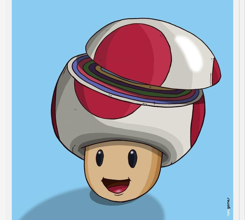 Cuadro Toad Super Mario