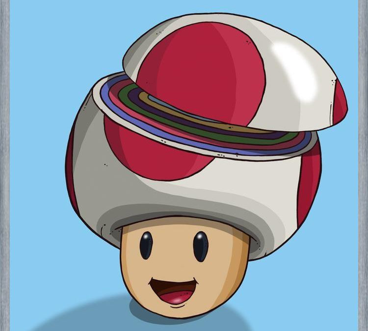 Cuadro Toad Super Mario