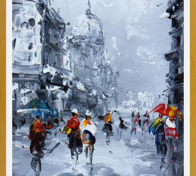 Cuadro rainy day