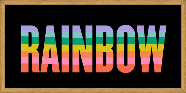 Cuadro Rainbow