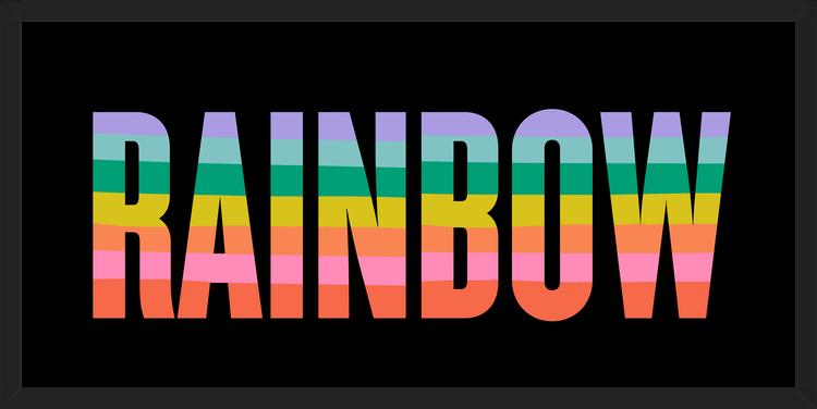 Cuadro Rainbow