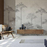 Papel Mural Foresta Blanco y Negro