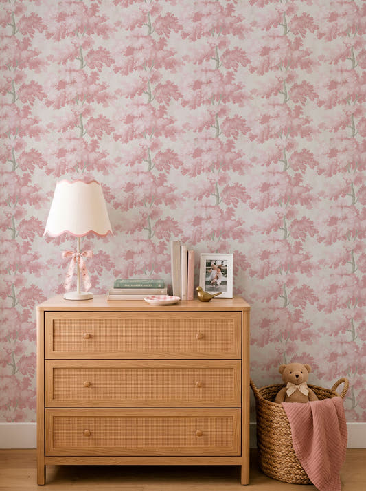 Papel Mural Hazel Rosado