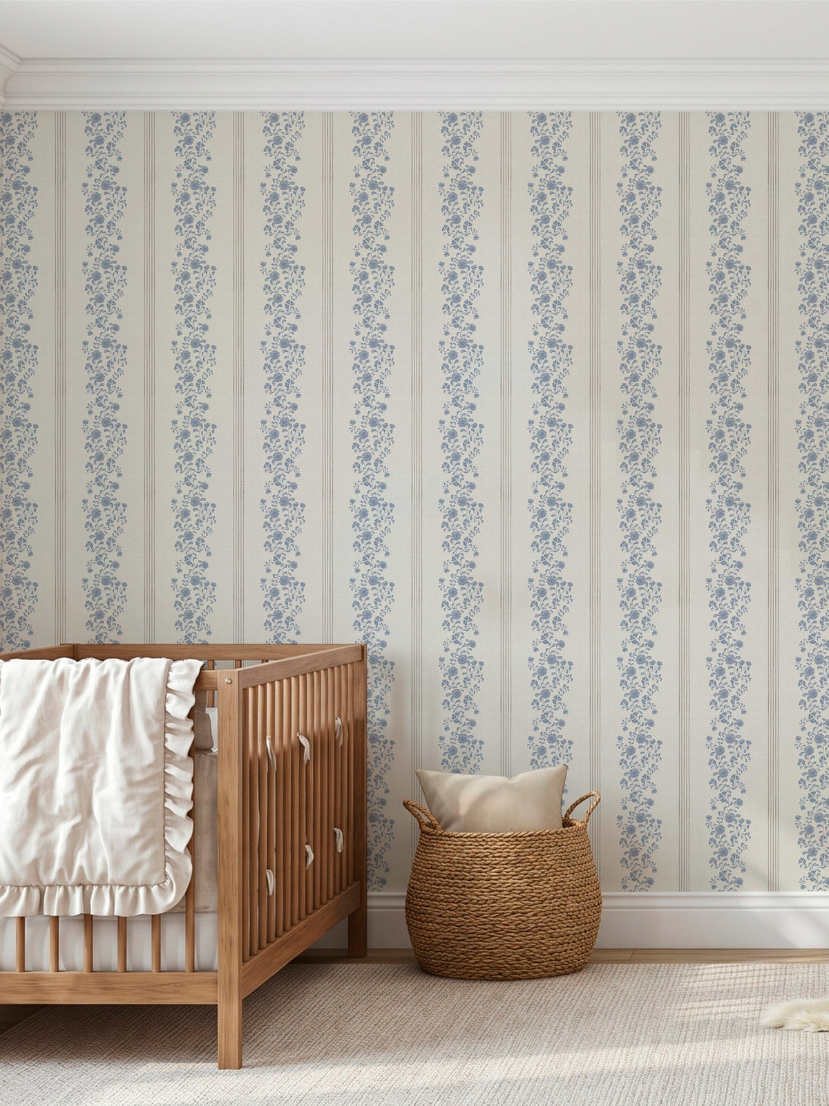 Papel Mural Lilly Blue