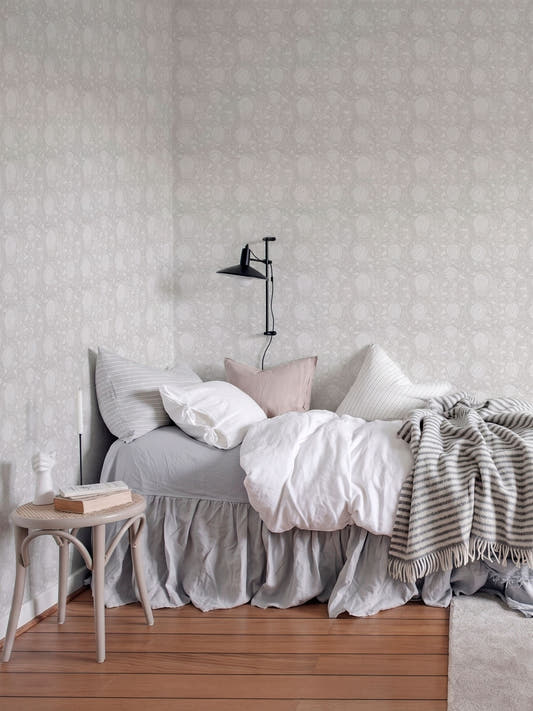 Papel Mural Lotus Gray