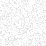 Papel Mural Lyrata Blanco (Gris Claro)