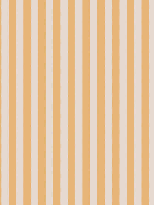 Mantel de hule Mustard Strip, detalle del diseño