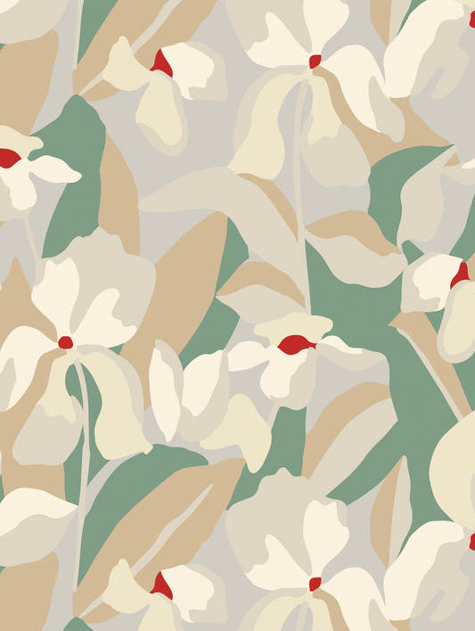 Mantel de hule Sopiva, detalle del diseño