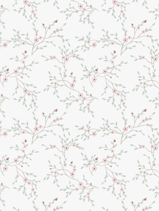 Mantel de hule Strawberry Verde, detalle del diseño