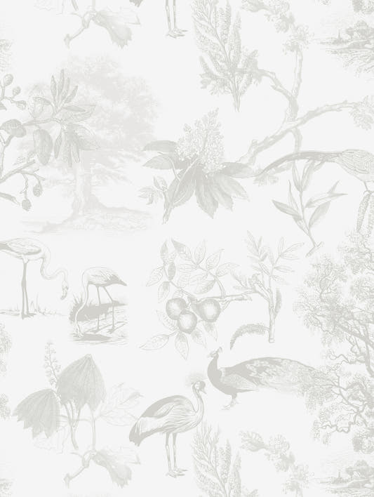 Mantel de hule Vintage Nature Gray, detalle del diseño