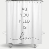 Cortina de Baño All you need is love