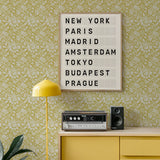 Papel Mural Yellow Ornament