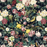Papel Mural Pattern Floral and Bird IV