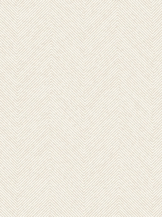 Papel mural Arenisca Beige, detalle del diseño: textura fina de trazos cruzados en beige arena.