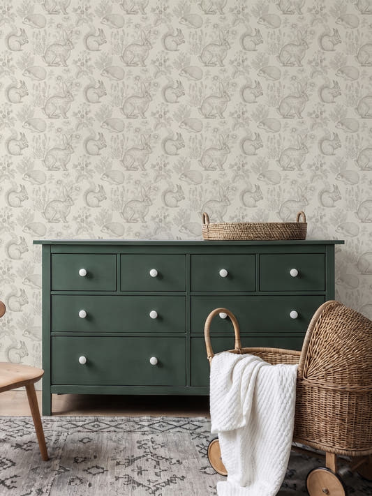 Papel Mural Dulce Bosque Beige