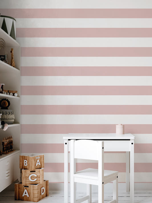 Papel Mural Sage Pink Horizontal