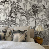 Papel Mural Tropical jungle with Monkeys