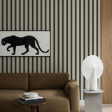 Papel Mural Verde Crema