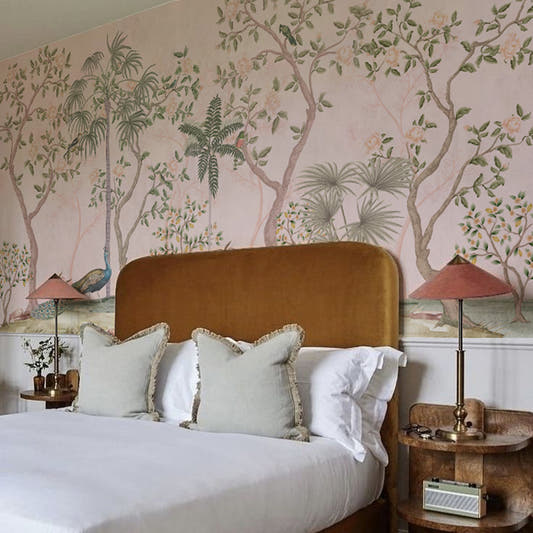 Papel Mural Imperial Garden Rosado