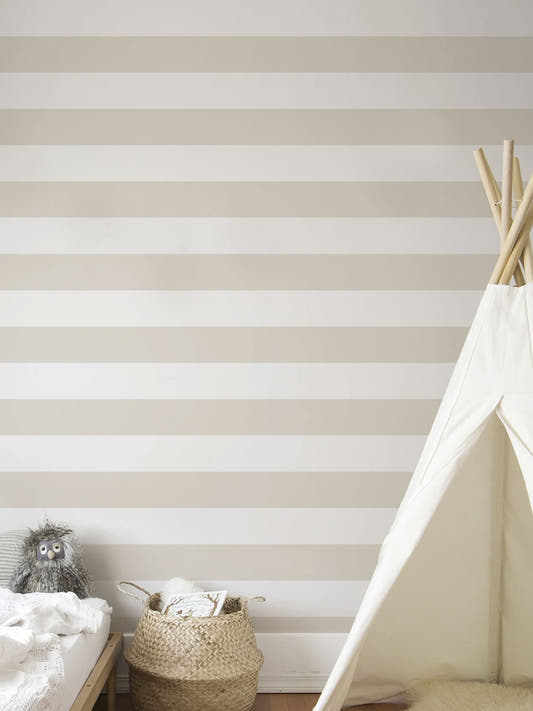 Papel Mural Sage Beige Horizontal