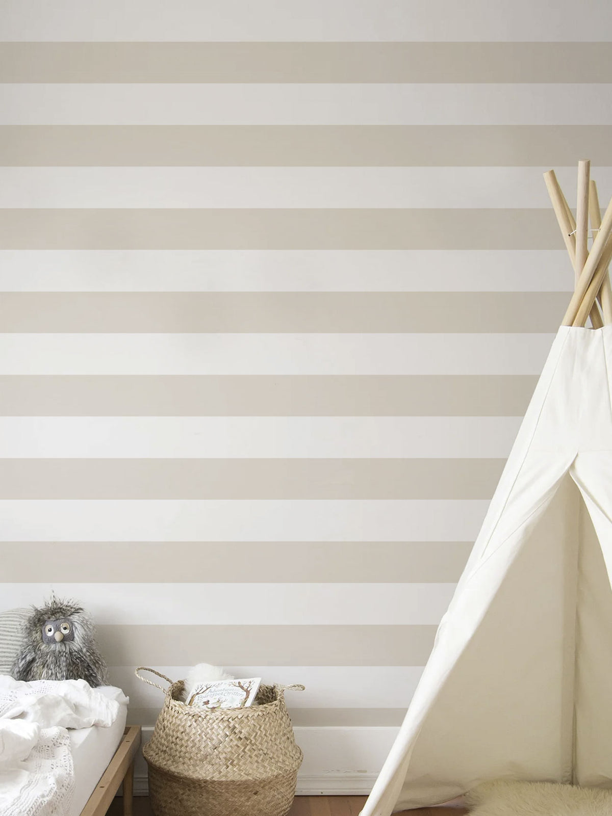 Papel Mural Sage Beige Horizontal
