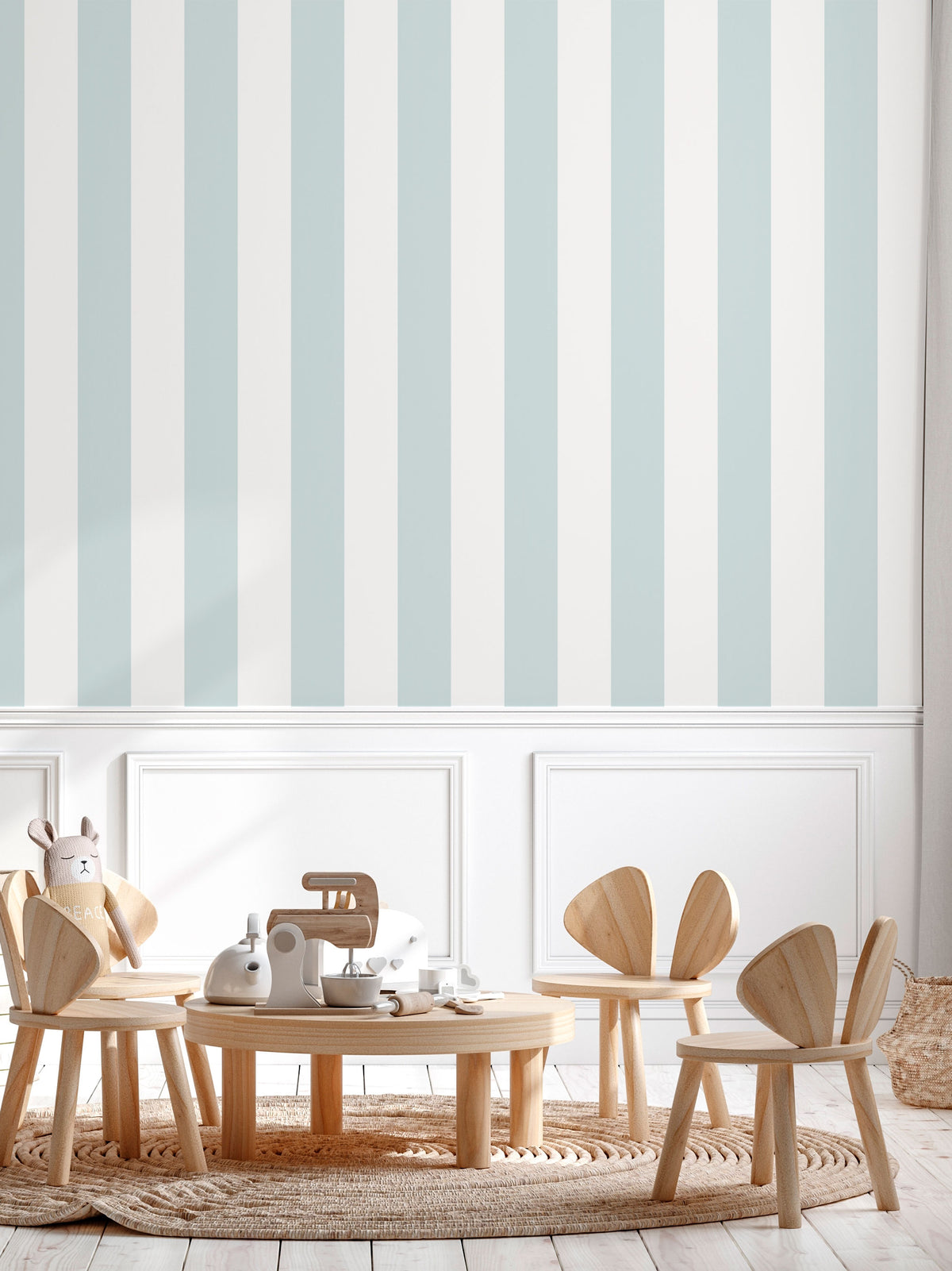 Papel Mural Sage Light Blue