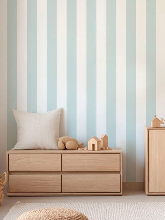Papel Mural Sage Light Blue