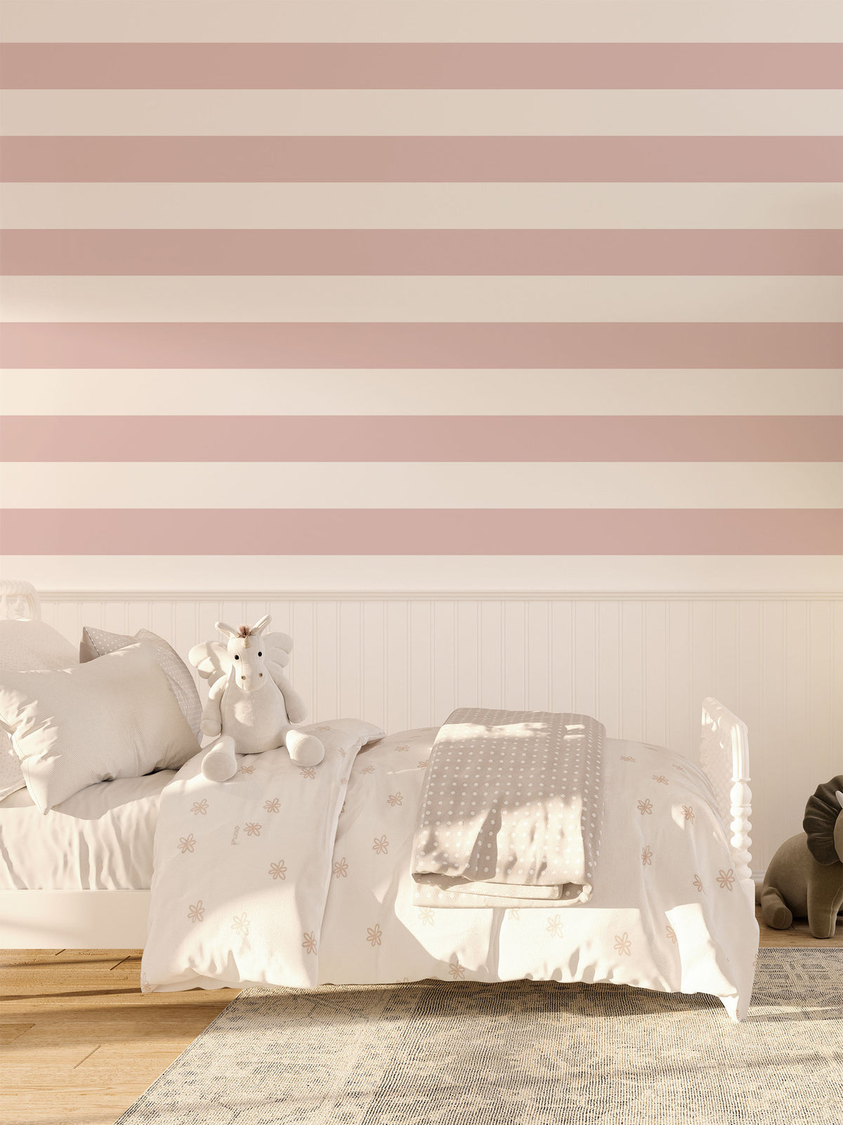 Papel Mural Sage Pink Horizontal