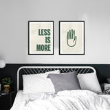 Set de Cuadros Less is More (Medium)