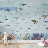 Papel Mural Tortugas