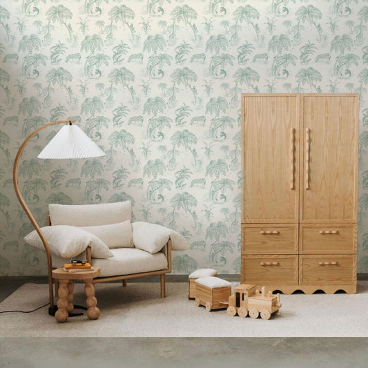 Papel Mural Troopiline Verde