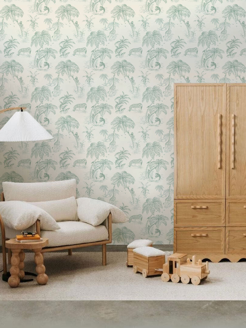 Papel Mural Troopiline Verde