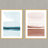 Set de Cuadros Watercolor Landscape