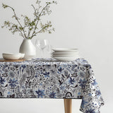 Mantel de Hule winter ink flowers