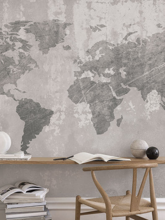 Papel Mural World Map