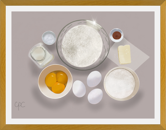 Cuadro Ingredientes de cocina