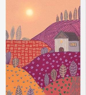 Cuadro Warm landscape II