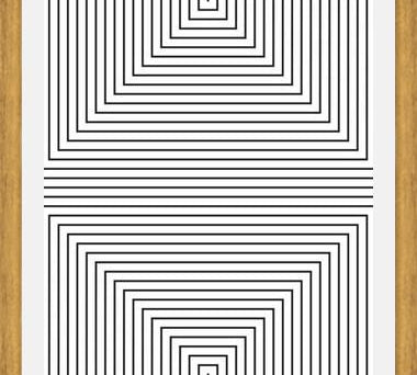 Cuadro ilusión de óptica
