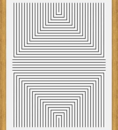 Cuadro ilusión de óptica