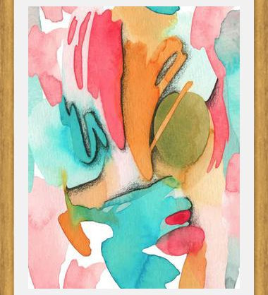 Cuadro Modern Abstract Watercolor