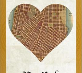 Cuadro New York City Map Print