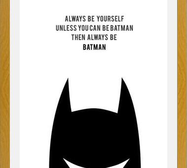 Cuadro Be Batman