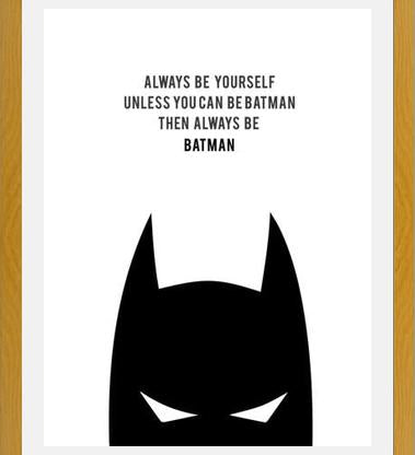 Cuadro Be Batman