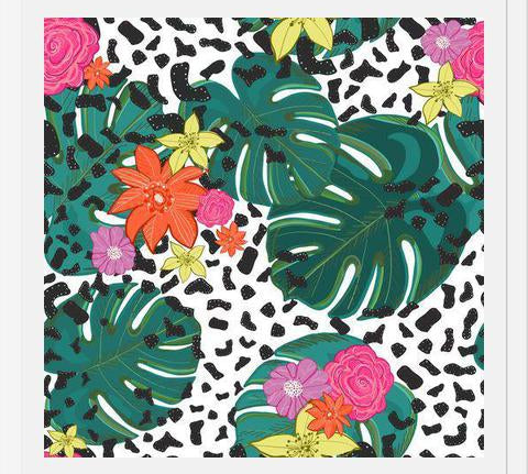 Cuadro Shining Leopard Detailed Colorful Happy