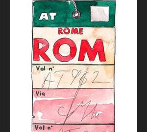 Cuadro ROME VINTAGE FLIGHT TAG