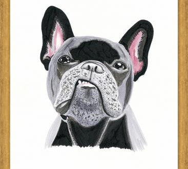 Cuadro Bulldog Rockstar