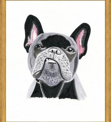 Cuadro Bulldog Rockstar